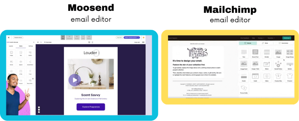 Moosend vs MailChimp