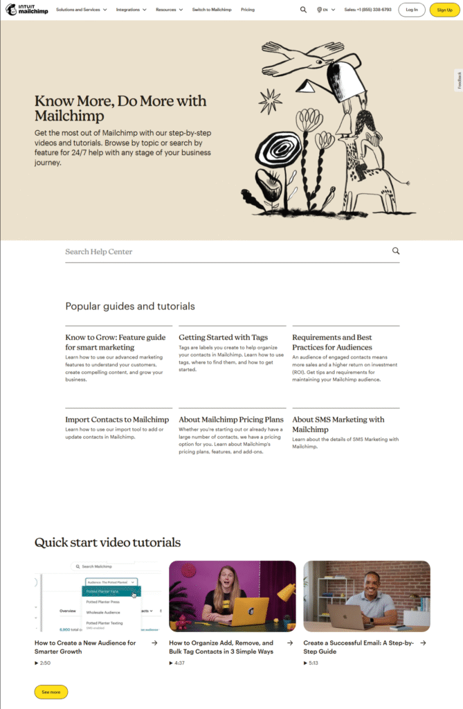 Moosend vs Mailchimp (mailchimp's help center)