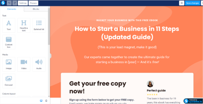System.io review: Funnel Builder