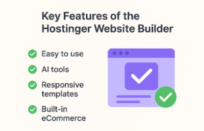 Hostinger website builder pros