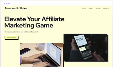 Content-driven Website using Wix